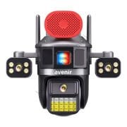 AV-S311 6MP 3 Kameralı Sirenli PTZ Wifi Kamera