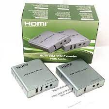 HDMI EXTENDER 60 Metre HDMI USB Alıcı ve Verici Uzatıcı KVM Aktarıcı