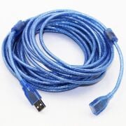 5 Metre Usb 2.0 Uzatma Kablosu Mavi Filtreli