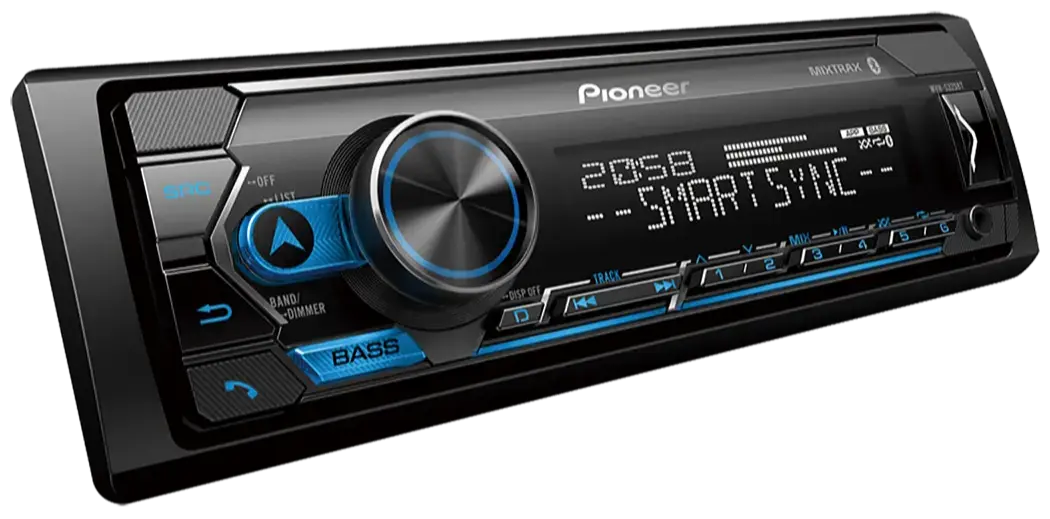 Pioneer MVH-S325BT Usb-Fm-Aux-Bluetooth 4X50 W Mekaniksiz Oto Teyp