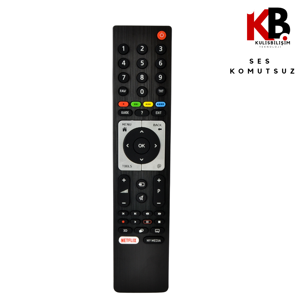 Arçelik TV Kumandası 1120  Uyumlu Yedek Kumanda