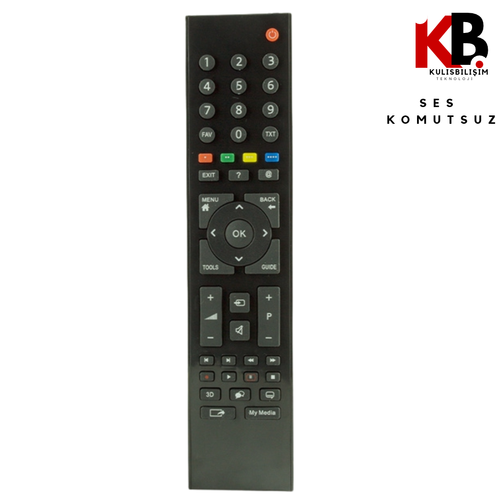 Arçelik TV Kumandası 1128 Uyumlu Yedek Kumanda