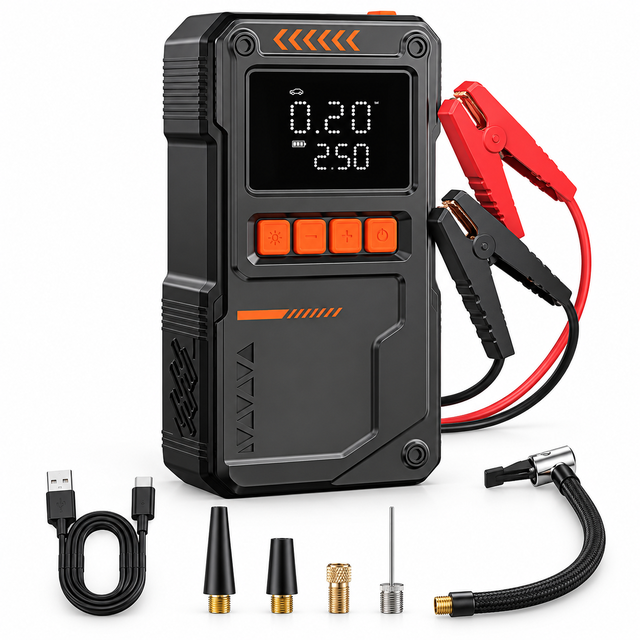 Auhma A9966 12000mAh Kompresörlü Akü Takviye Cihazı