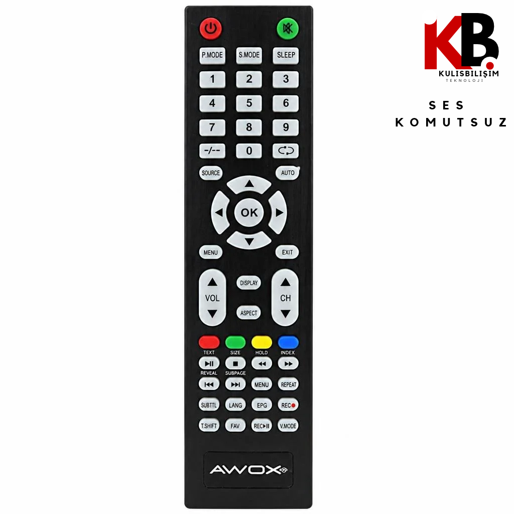 Awox TV Kumandası | Awox 1169 Uyumlu Yedek Model