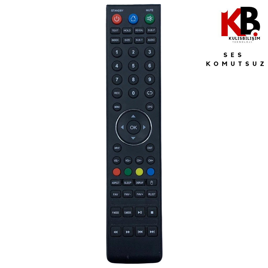 Dijitsu Yeni TV Kumandası 1197  Uyumlu Yedek Kumanda