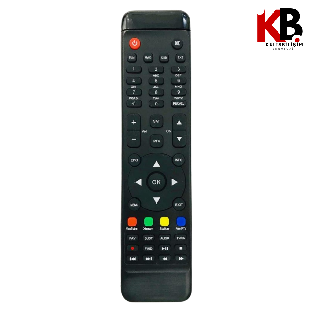 Dreamstar Kumanda 1733 Tecnobox IPTV Tuşlu Kumanda