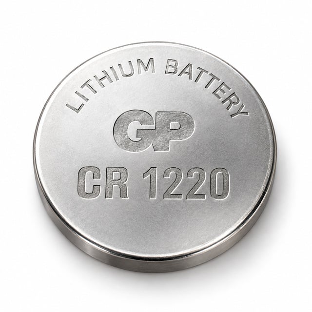 GP CR1220 3V Lityum Düğme Pil Anahtar ve Saat Pili