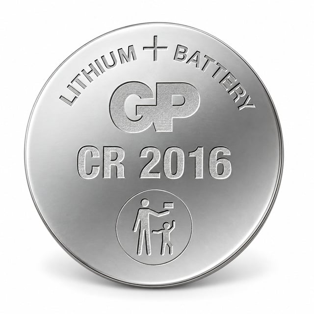 GP CR2016 3V Lityum Düğme Pil Anahtarlık ve Saat Pili