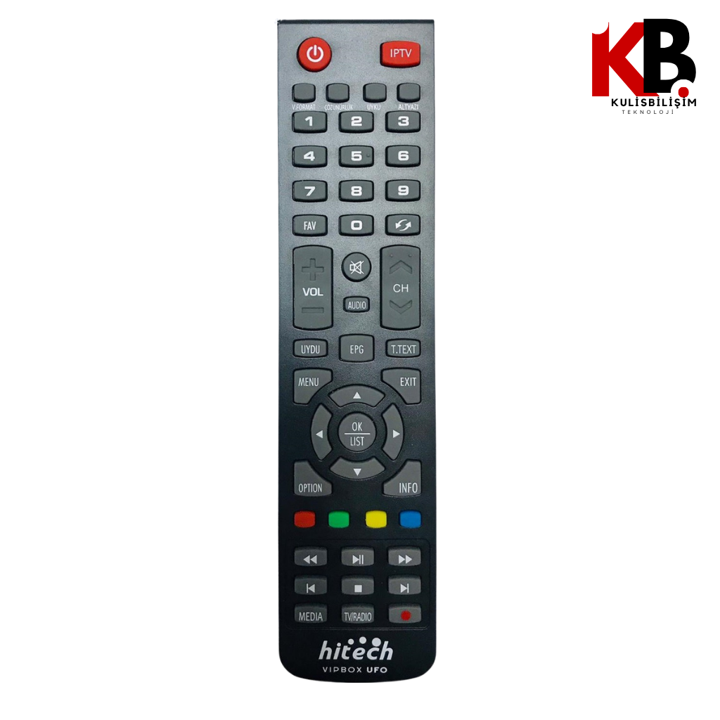 Hiremco Kumanda 1735 Hitech IPTV Tuşlu Kumanda