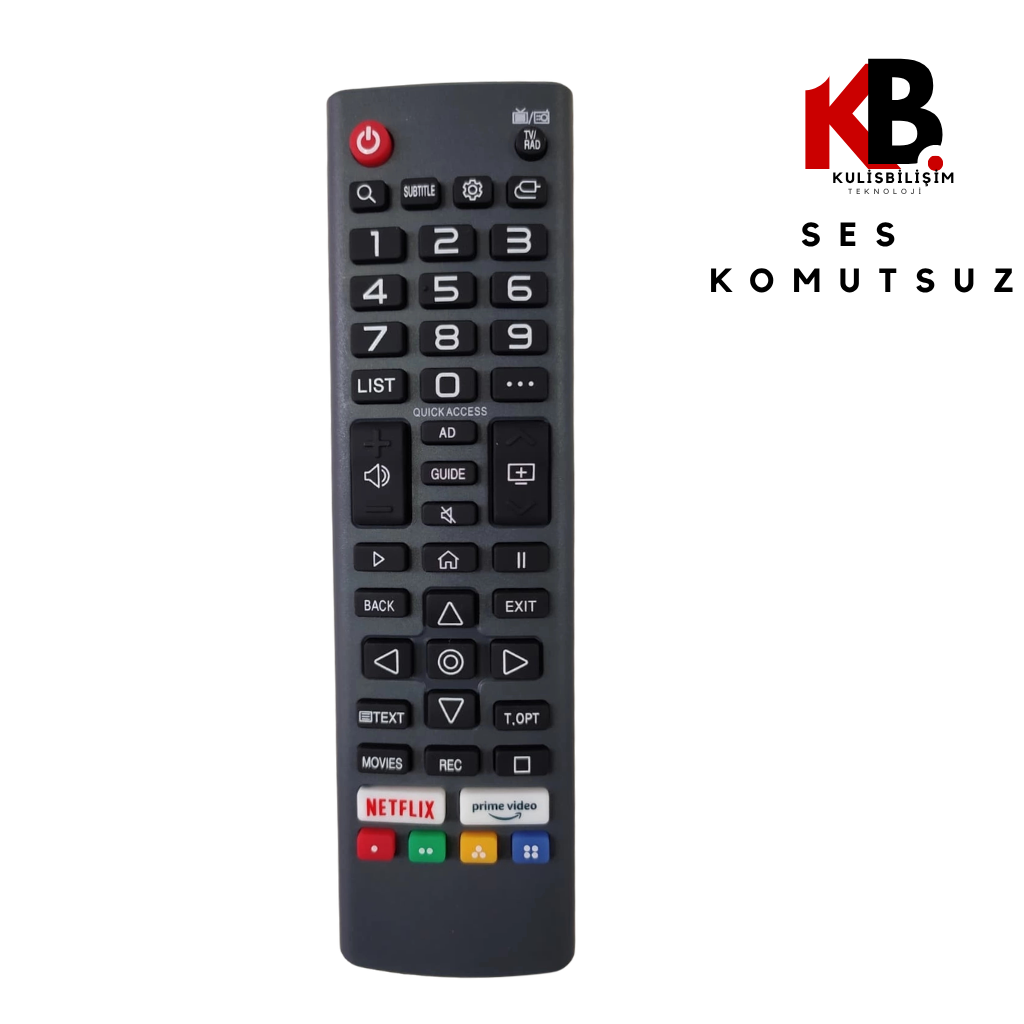 Onvo Lg Uyumlu Tv Kumandası 9814 Akıllı Led Smart Cihaz Muadili