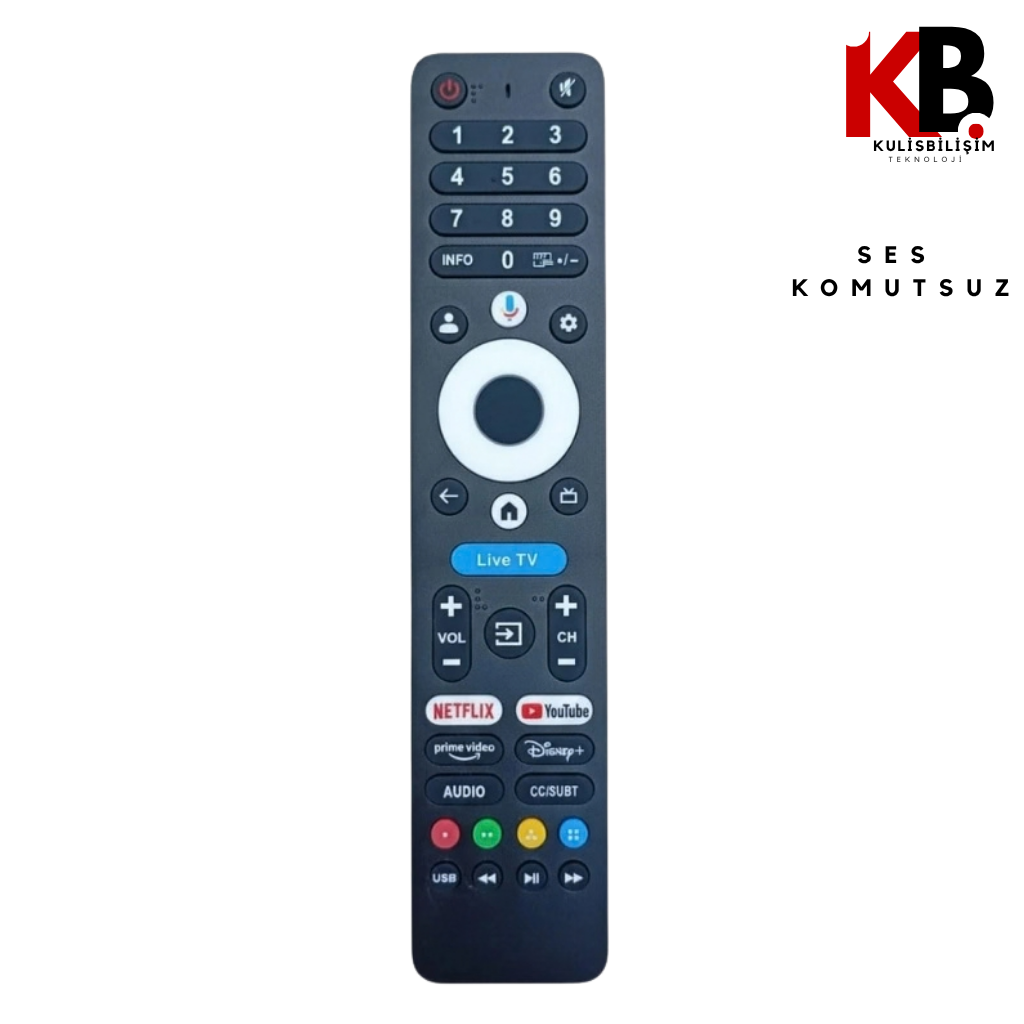 Onvo TV Kumandası 0348 Senna Uyumlu Yedek Kumanda