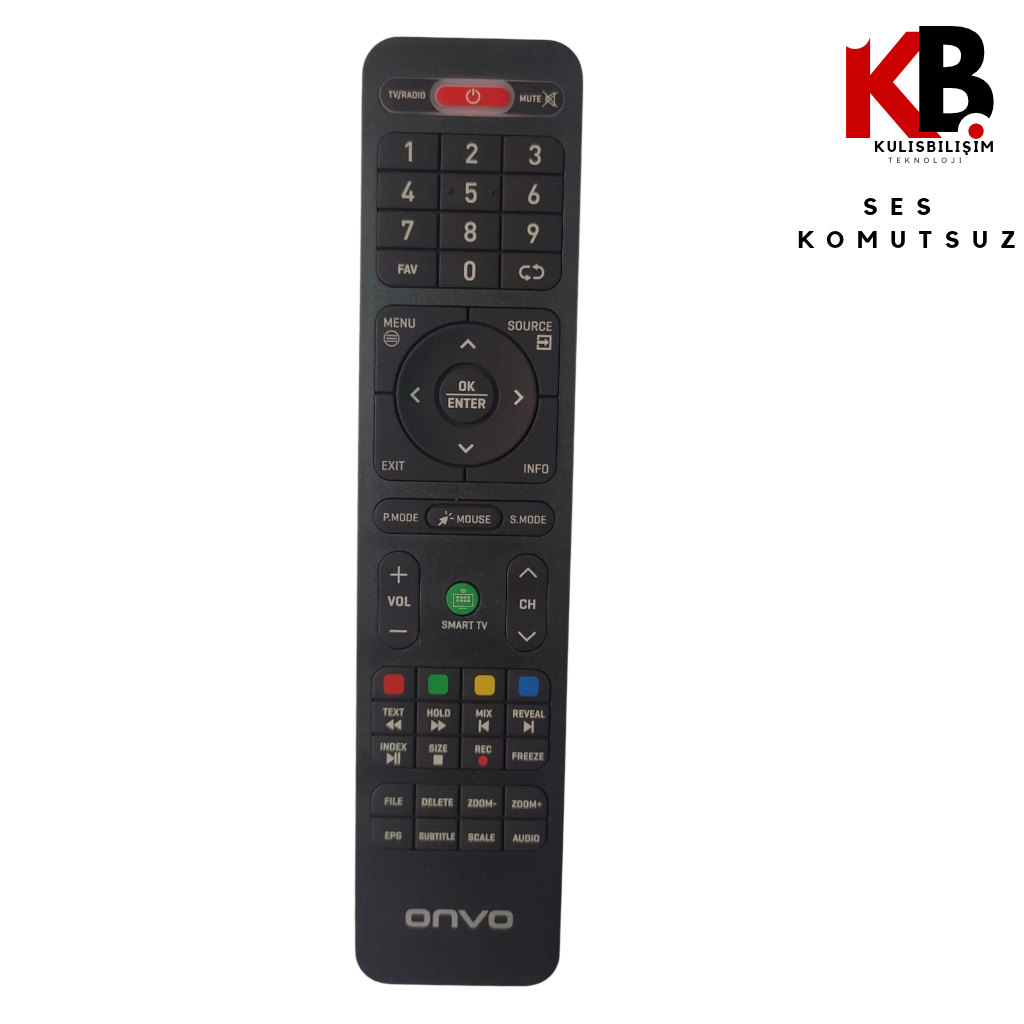 Onvo TV Kumandası 1074 Nordmende Uyumlu Yedek Kumanda