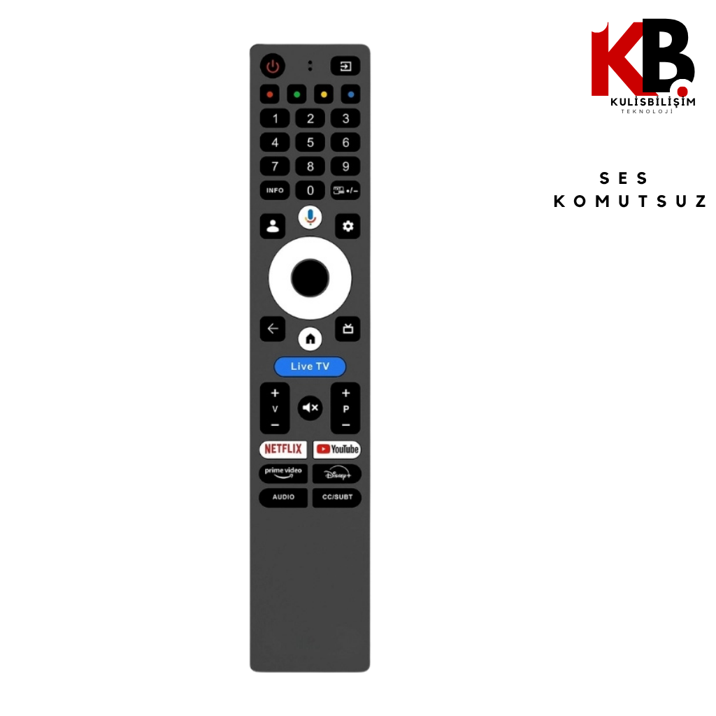 Onwo Kumanda 0341 Profilo Uyumlu Yedek TV Kumandası