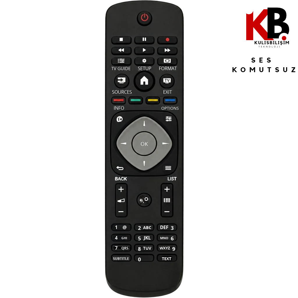 Philips TV Kumandası 1140 Yedek Kumanda
