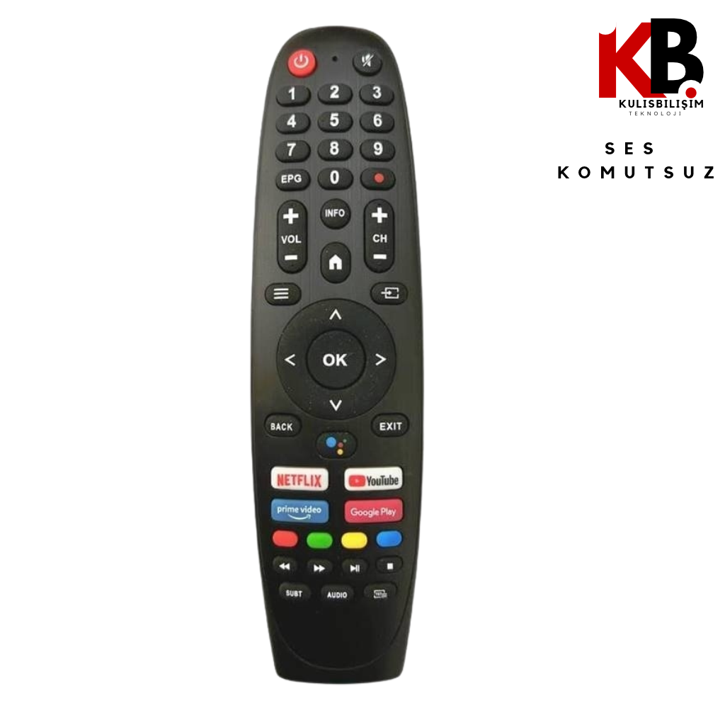 Profilo TV Kumandası 0121 Onvo Uyumlu Ses Komutsuz Yedek