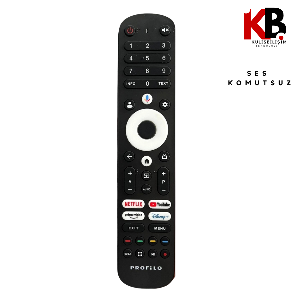 Profilo TV Kumandası 0345 Onwo Uyumlu Yedek Kumanda
