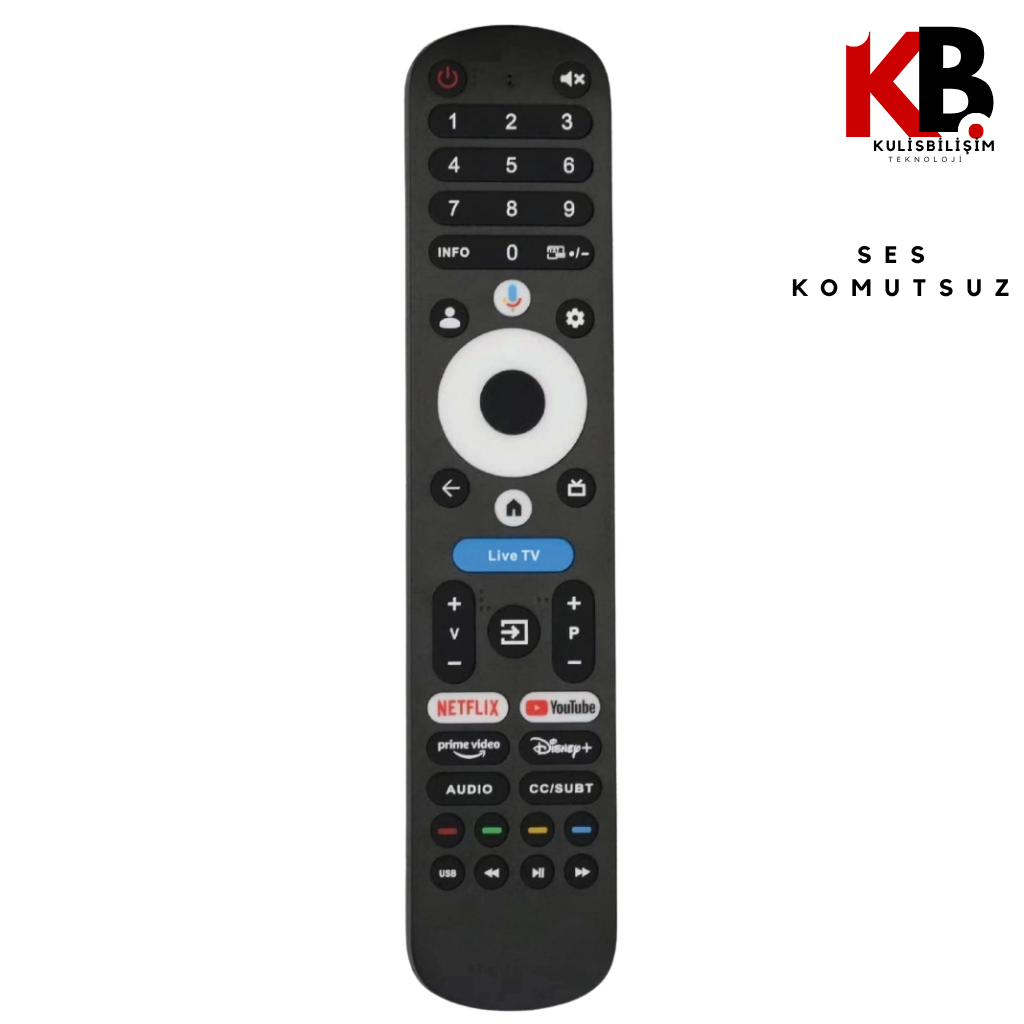 Profilo TV Kumandası 0346 Onvo Dijitsu Senna Uyumlu Kumanda