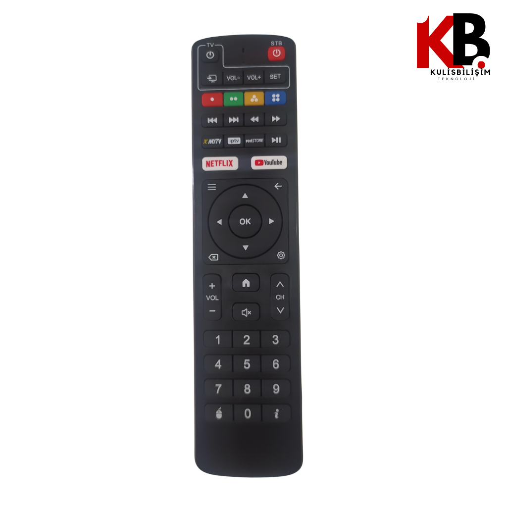 Redline Kumanda 1745 YouTube, Netflix, IP TV Tuşlu Kumanda