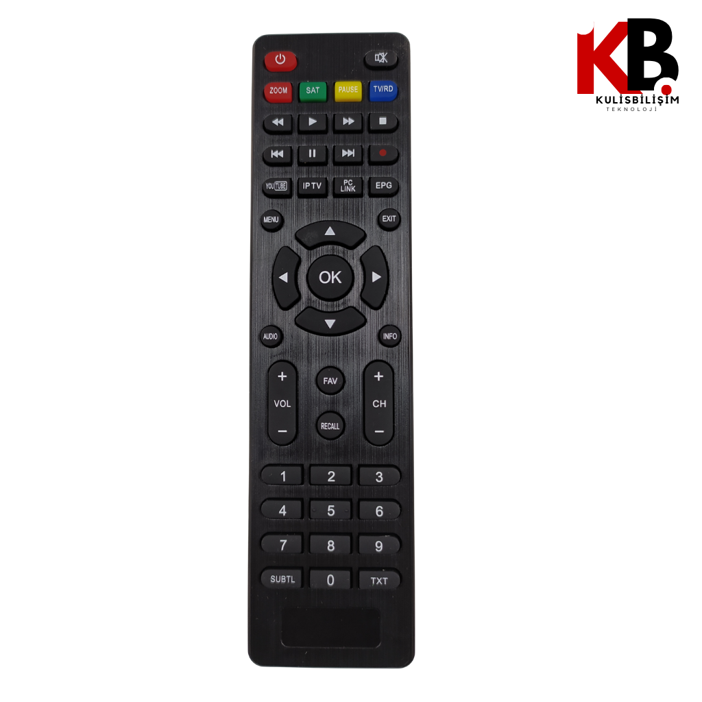 Redline Uydu Kumandası IPTV ve YouTube Tuşlu Yedek Kumanda