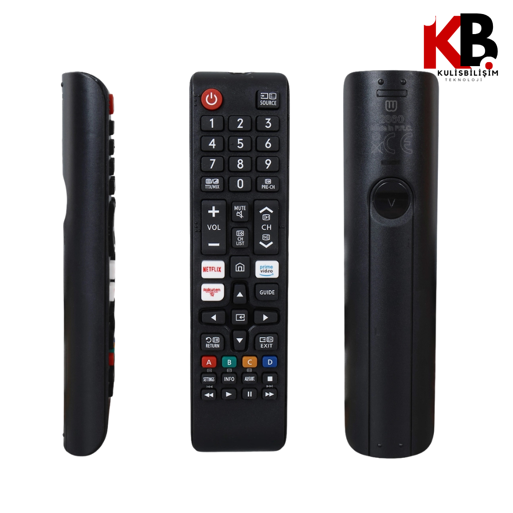Samsung kumandası BN59-01315B (2860), Netflix ve Prime tuşlu