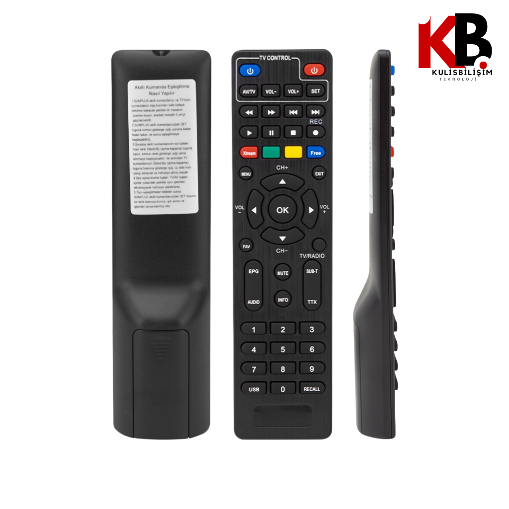 Sungate Kumanda 0127 – Sunplus, Astra ve Falcon Full HD Uydu Yedek Kumandası