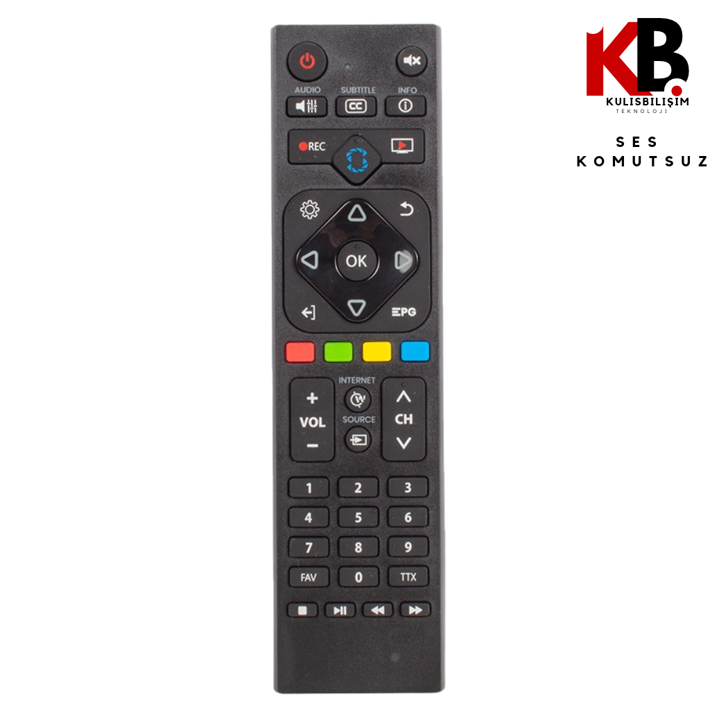 Sunny TV Kumandası RM-L265E Hi-Level Uyumlu S Tuşlu