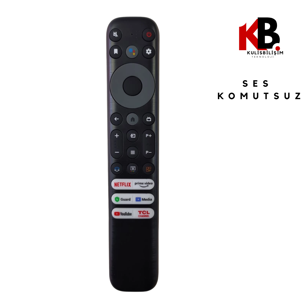 TCL Netflix Youtube Prime Video tuşlu kumanda muadil-0285