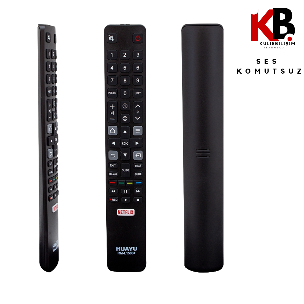 TCL TV Kumandası RM-L1508+ Netflix Tuşlu LCD LED Kumanda