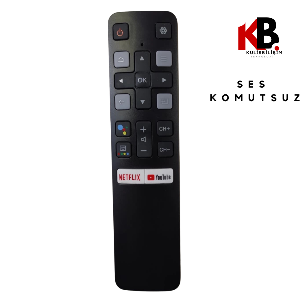 Tcl Uyumlu Tv Kumandası 0293 Akıllı Led Smart TV Cihaz Muadili