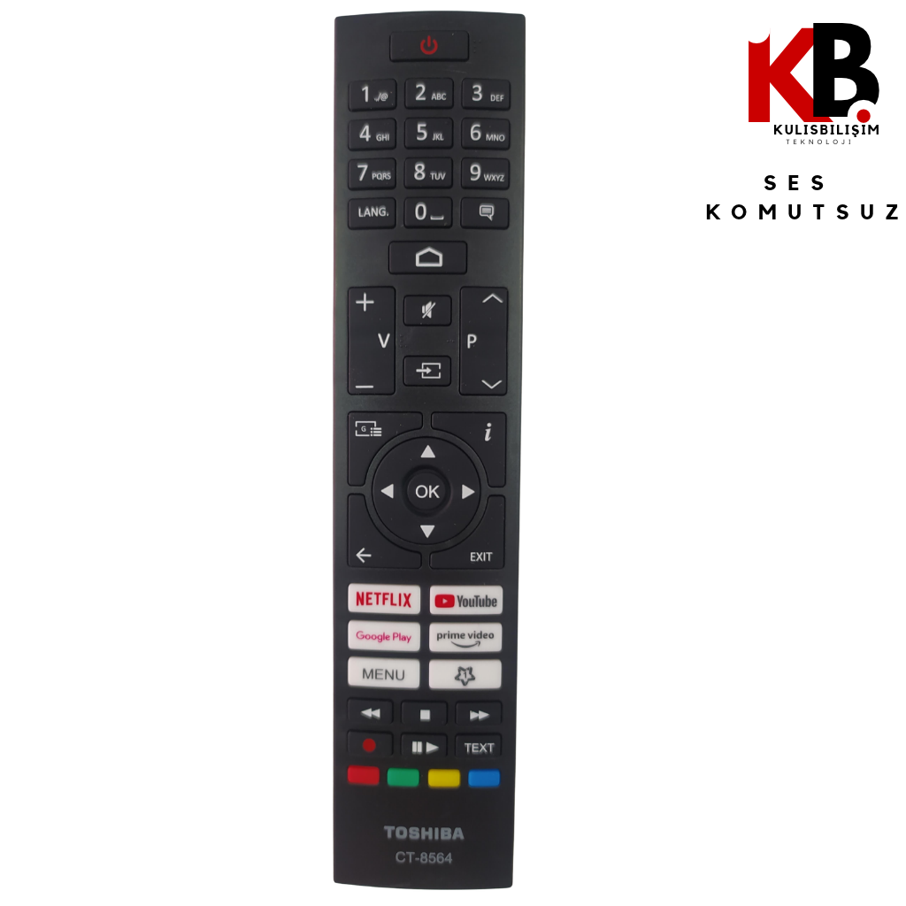 Toshiba TV Kumandası 8564 | Vestel Profilo Uyumlu Akıllı Kumanda
