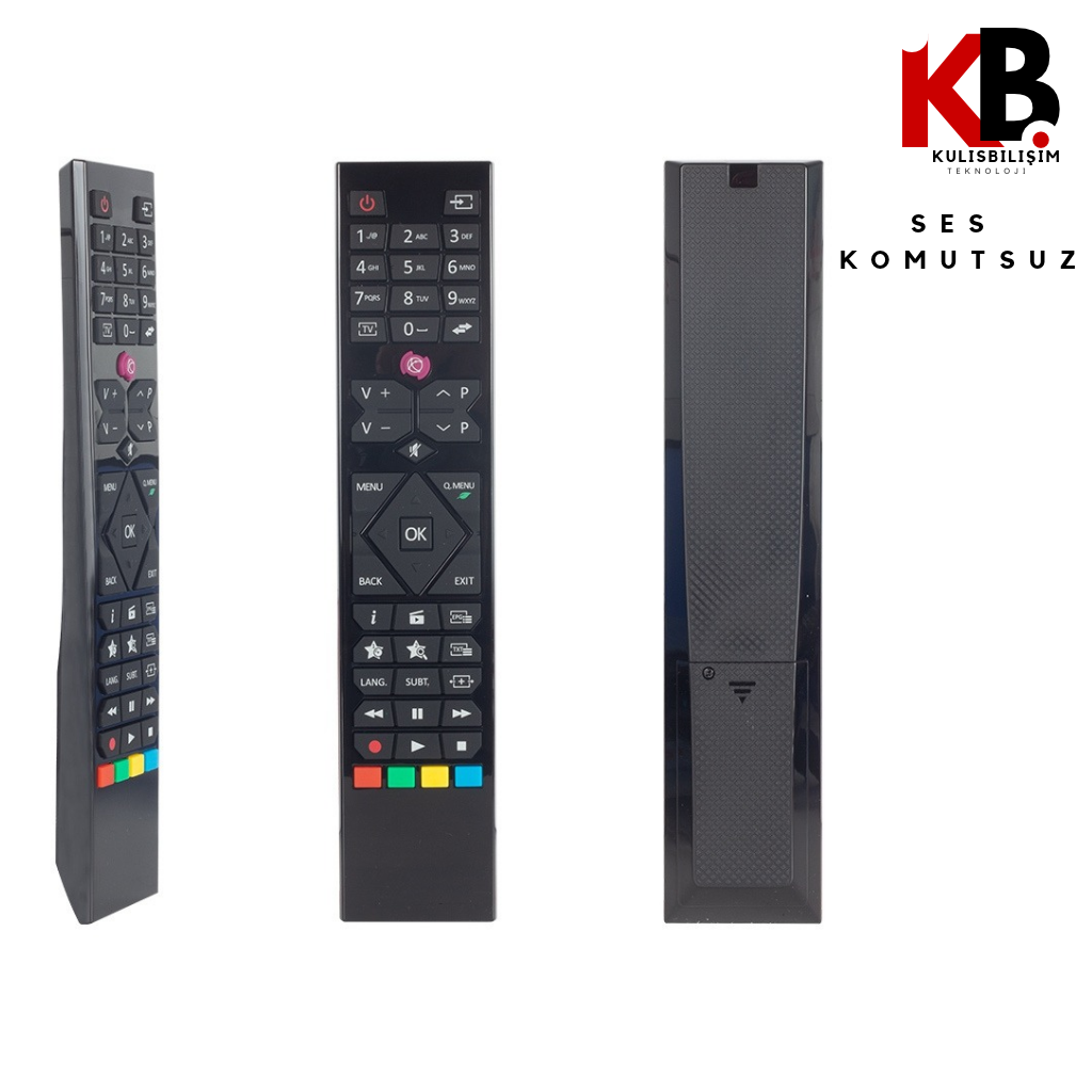 Vestel TV Kumandası FS 0095  Hi-Level Uyumlu Yedek Kumanda