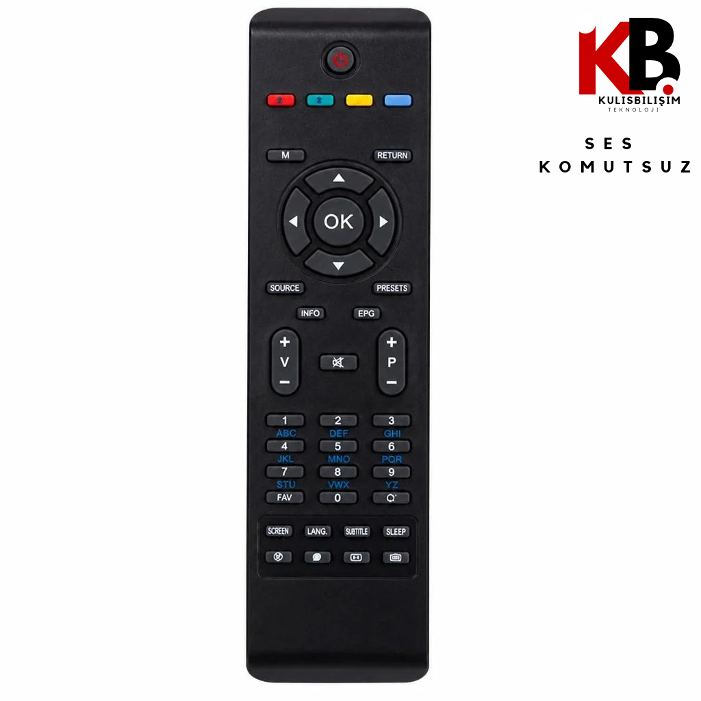 Vestel TV Kumandası LCD 05 Yedek Kumanda Modeli
