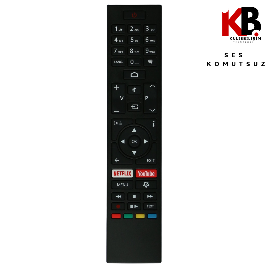 Vestel Toshiba Hi-Level Profilo Kumanda 1211  Ortak Yedek Kumanda