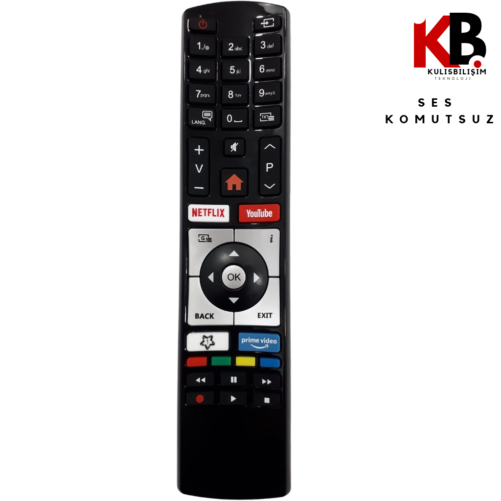 Vestel Yeni Nesil LCD TV Kumandası 1182  Uyumlu Yedek Kumanda