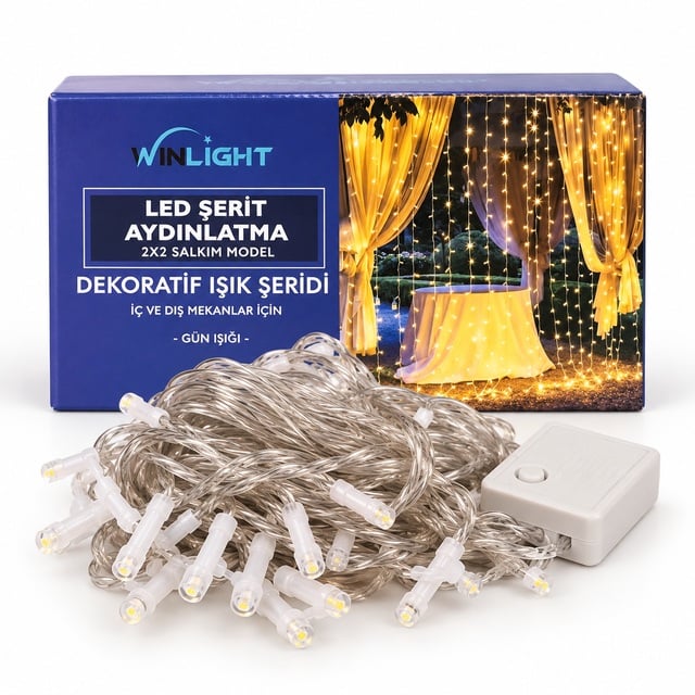 Winlight WL-00107 2x2 Gün Işığı Perde Led Salkım Aydınlatma
