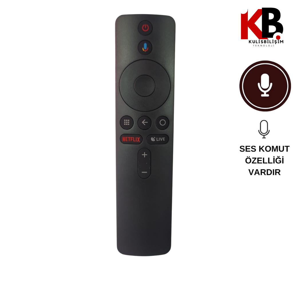 Xiaomi Kumanda 9751 – Live Tuşlu ve Ses Komutlu Yedek Kumanda