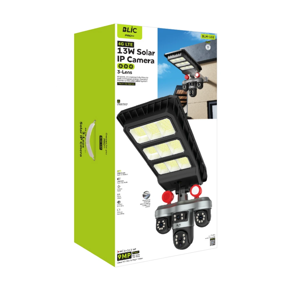 Blic BLM-102 4G LTE Solar IP Kamera, 9MP