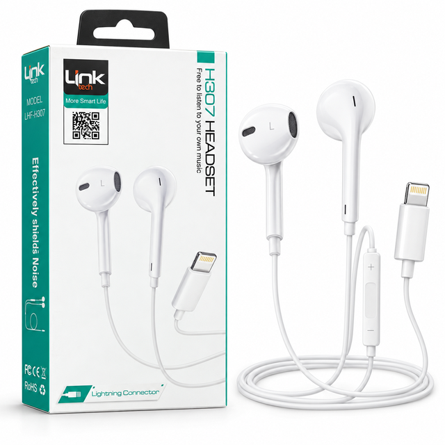 Lightning Kulaklık | Linktech H307 iPhone Uyumlu Kulak İçi Kulaklık