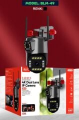 BLİC BLM-49 WİFİ KAMERA Kablosuz Su Geçirmez Dış Mekan Kamera