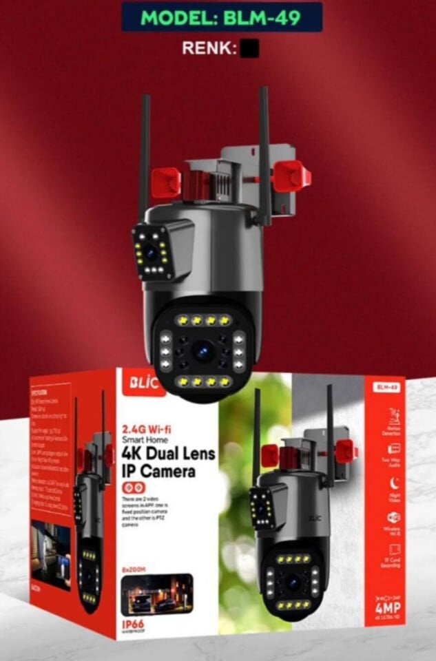 Kablosuz wifi Alarm Kamera