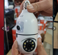 Blic BLM-52 Ampül Kamera Çift Lensli 360° WiFi Yoosee Güvenlik Kamerası