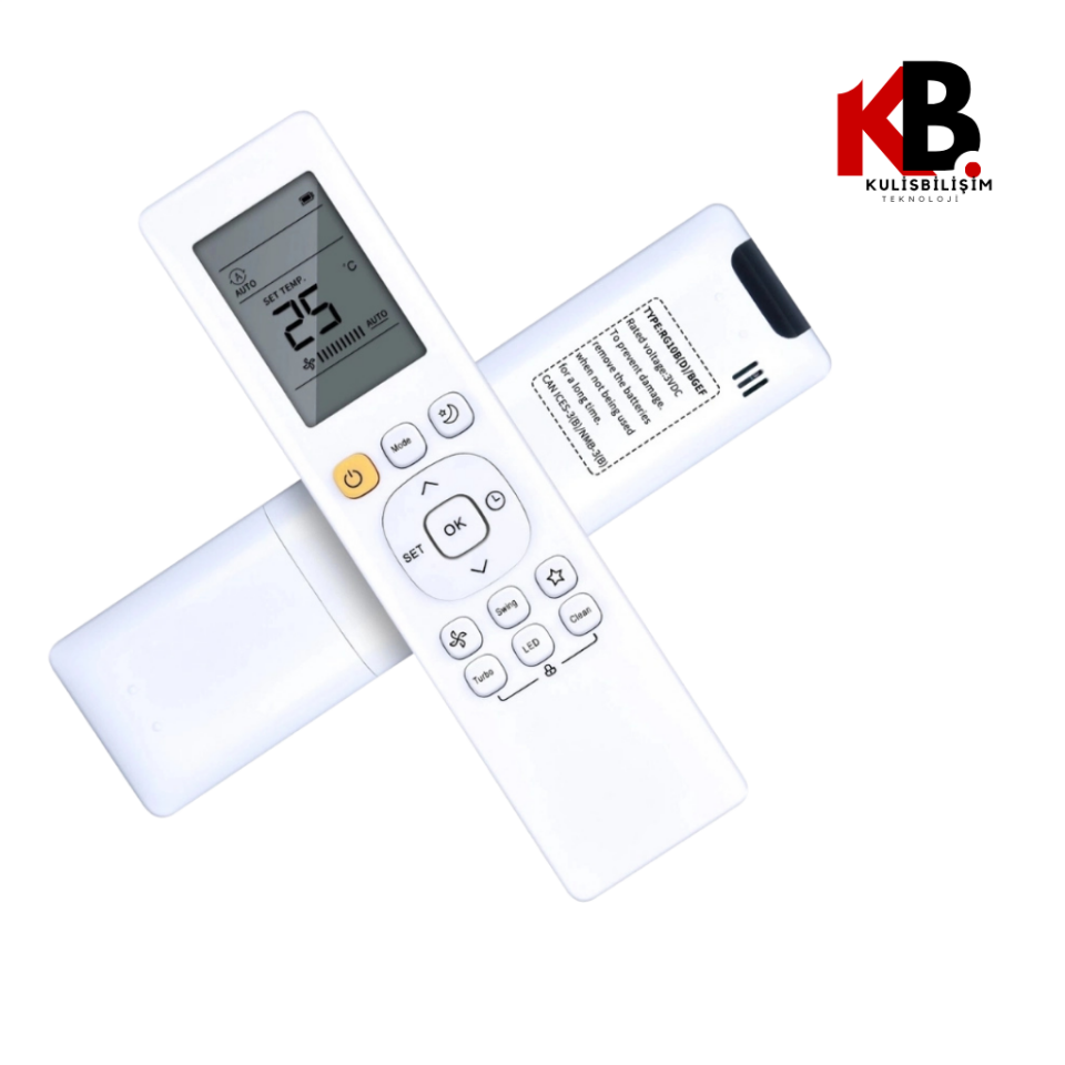 DİJİTSU KLİMA 0589 Uyumlu Klima Kumandası