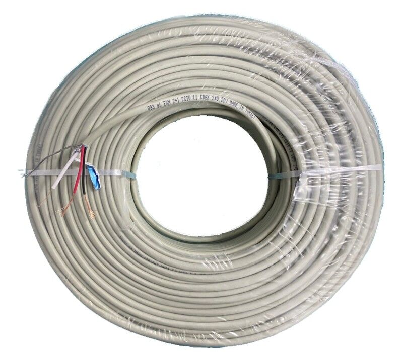 mycam 100 mt cctv kablo 2x 0.50 mm çift folyolu kamera kablosu