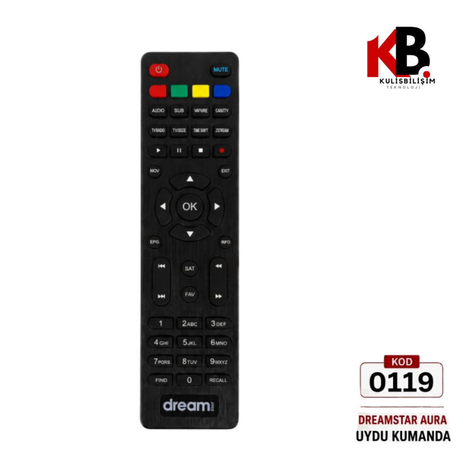 ORJ-0119 DREAMSTAR AURA FULL HD UYDU KUMANDA