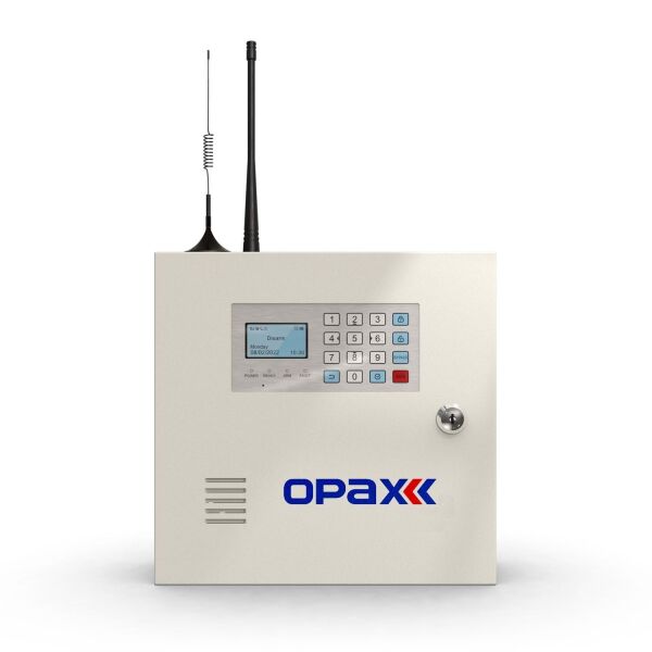 Opax-2545lan+Bgr+09+Akü Networklü Alarm Paneli &Bgr-09 Kablosuz Sirenli Fullset (1 Yıl Ahm Ücretsiz)