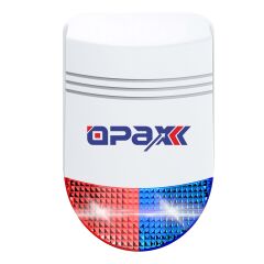 Opax-2545lan+Bgr+09+Akü Networklü Alarm Paneli &Bgr-09 Kablosuz Sirenli Fullset (1 Yıl Ahm Ücretsiz)