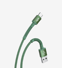 LİNKTECH K552 Safe 3A Örgülü Metal Başlı USB Tip-C Şarj Kablosu