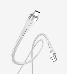 LİNKTECH K652 Premium PD 100cm 6A Örgülü Metal Başlı USB-A Tip-C Süper Şarj Kablosu