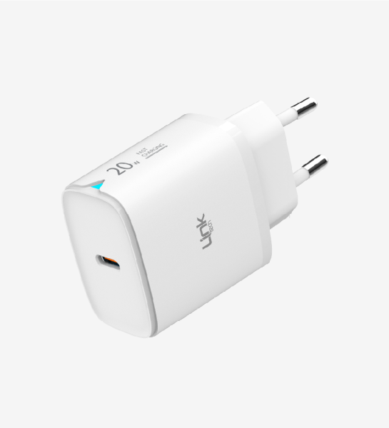LİNKTECH C308 Safe Tip-C Lightning Kablolu 20W Hızlı Şarj Adaptörü