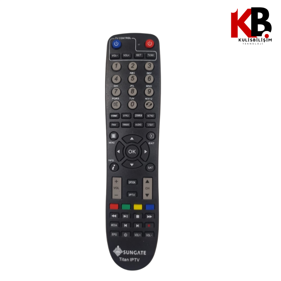 3802 SUNGATE TİTAN İPTV  Uydu kumandası 